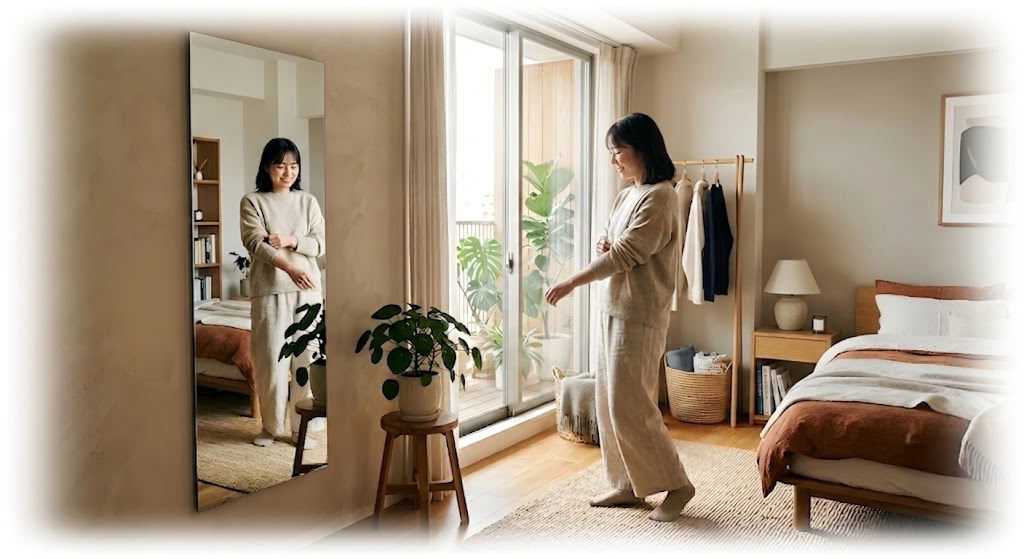 全身鏡のおすすめサイズ
