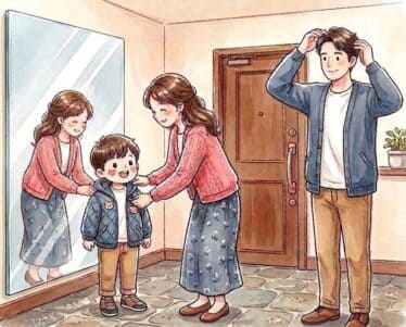お出掛け前の身だしなみチェック