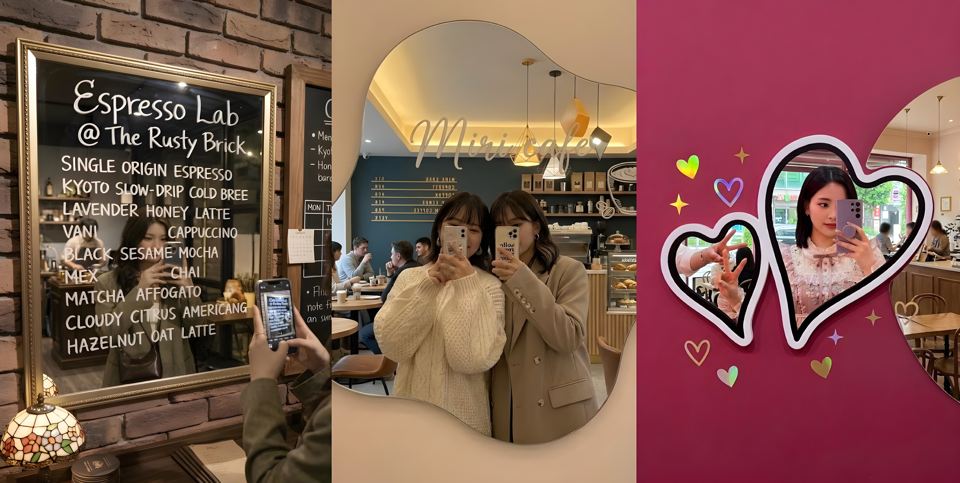 カフェのミラー空間イメージ2
