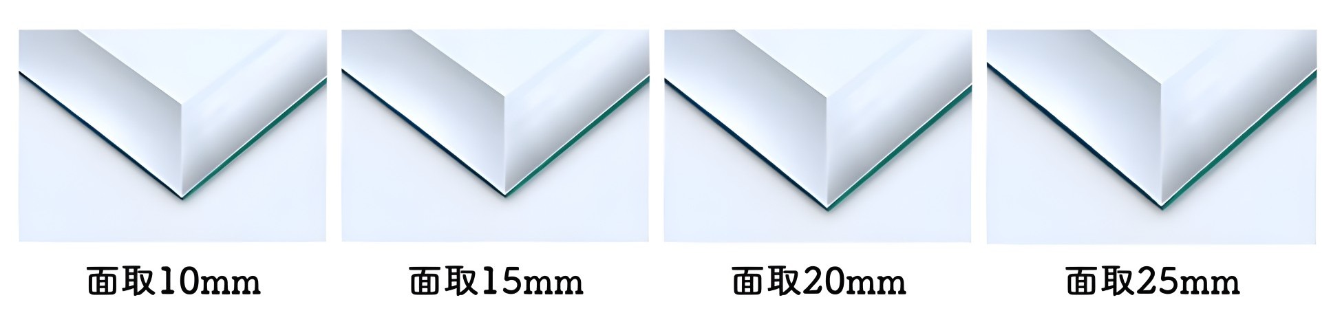 ミラーと照明の施工例